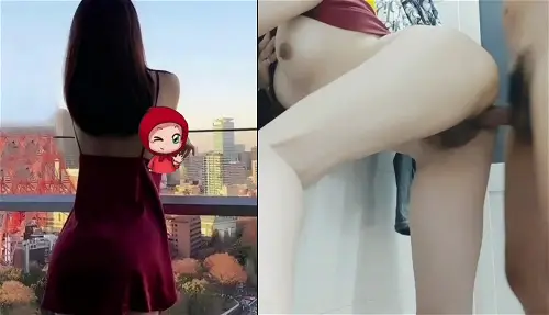 Áo hai dây địt em từ phòng tắm lên giường