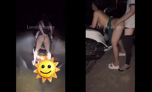 Em gái public với 2 anh giữa đường