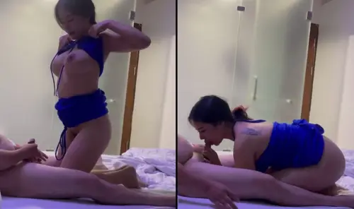 Được em gái vú to kẹp cu chăm sóc